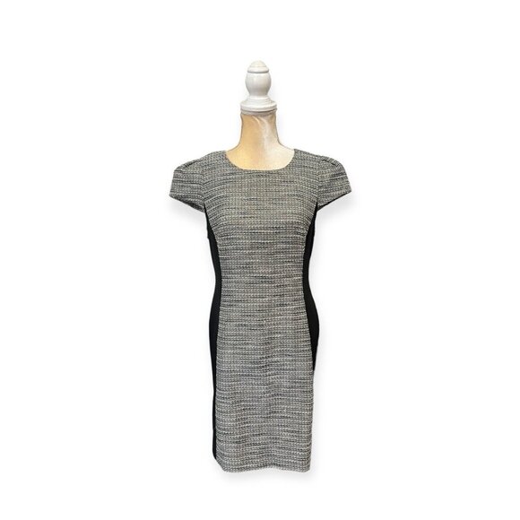 Anthropologie Moulinette Grisaille Tweed Sheath Dress Size 12 Gray - Picture 1 of 7